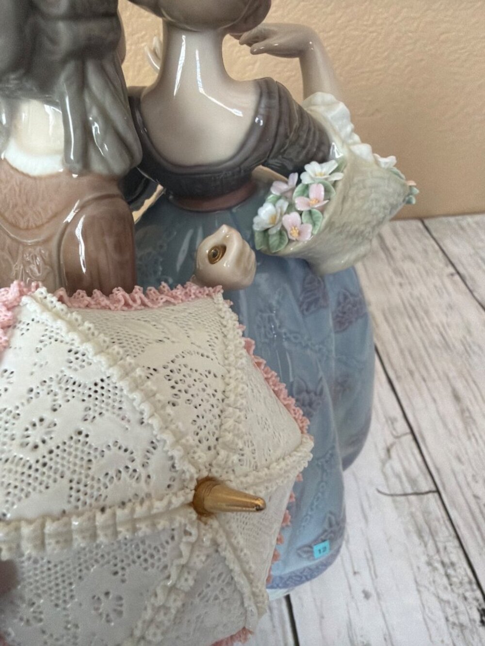 Lladró "Southern Charm" Damita con Flores Porcelain Figurine 5700 in Box w/FLAWS - Picture 9 of 16